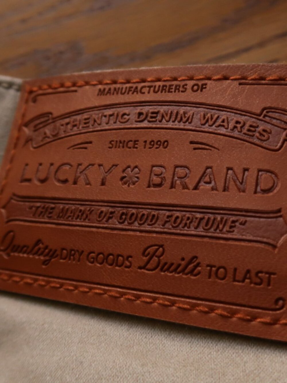 Lucky☘️Brand Khaki Athletic Straight Stretch Pants (36x30) SOFT!